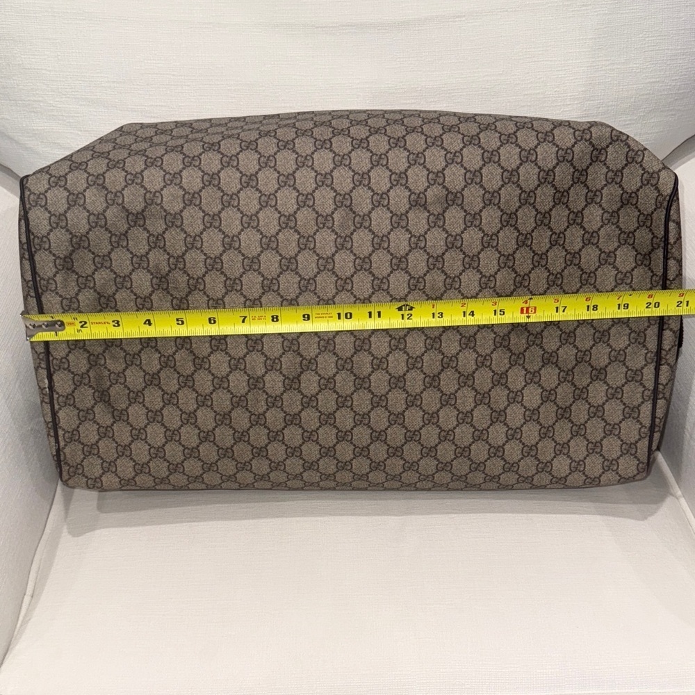 Gucci Monogram GG canvas Duffel Bag with detachable strap - Picture 5 of 16